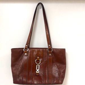 Vintage Etienne Aigner Brown Leather Bag